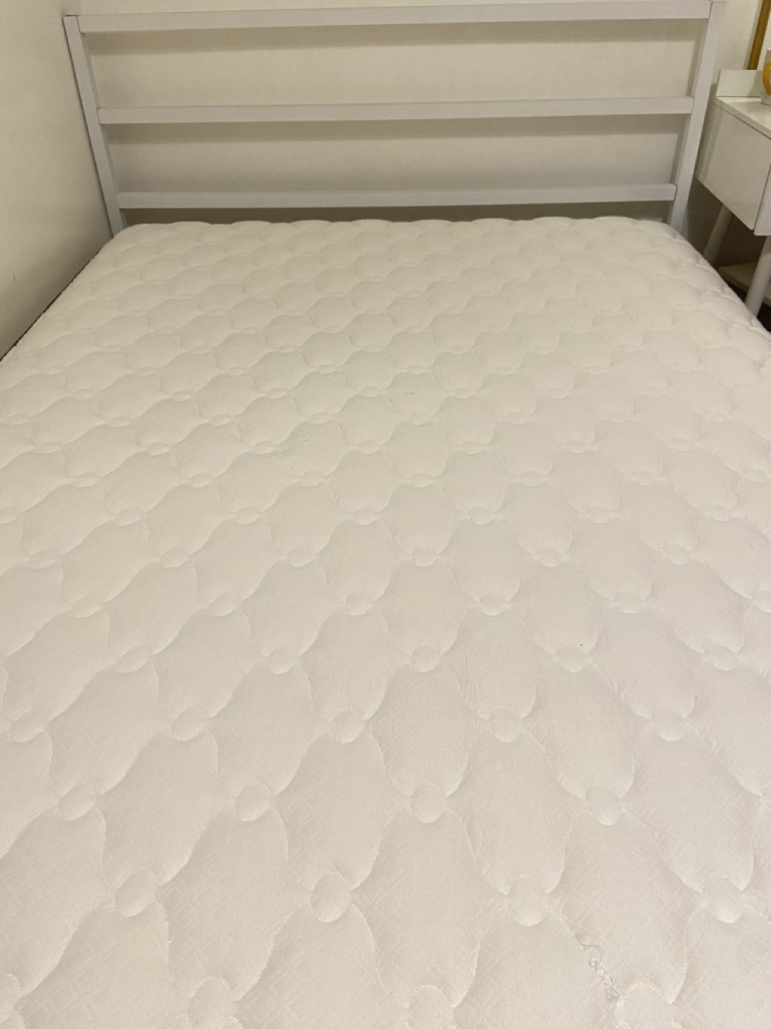 White Mattress & bed frame