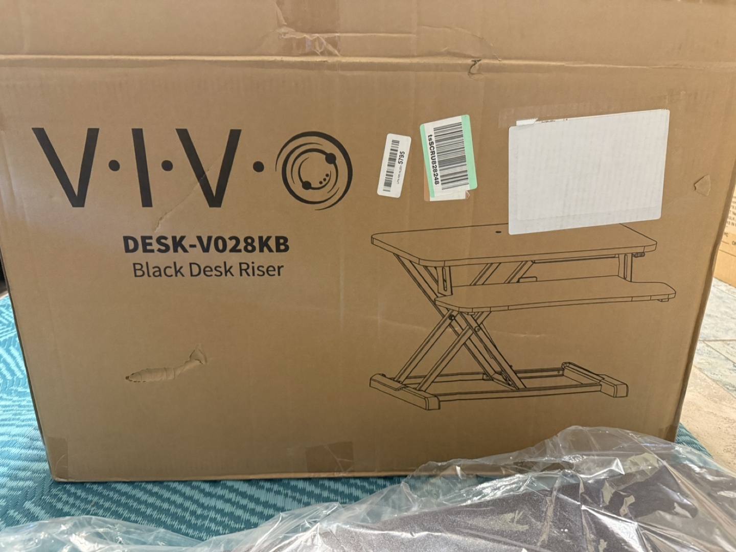 New VIVO Standing Desk Converter - Black - photo 3