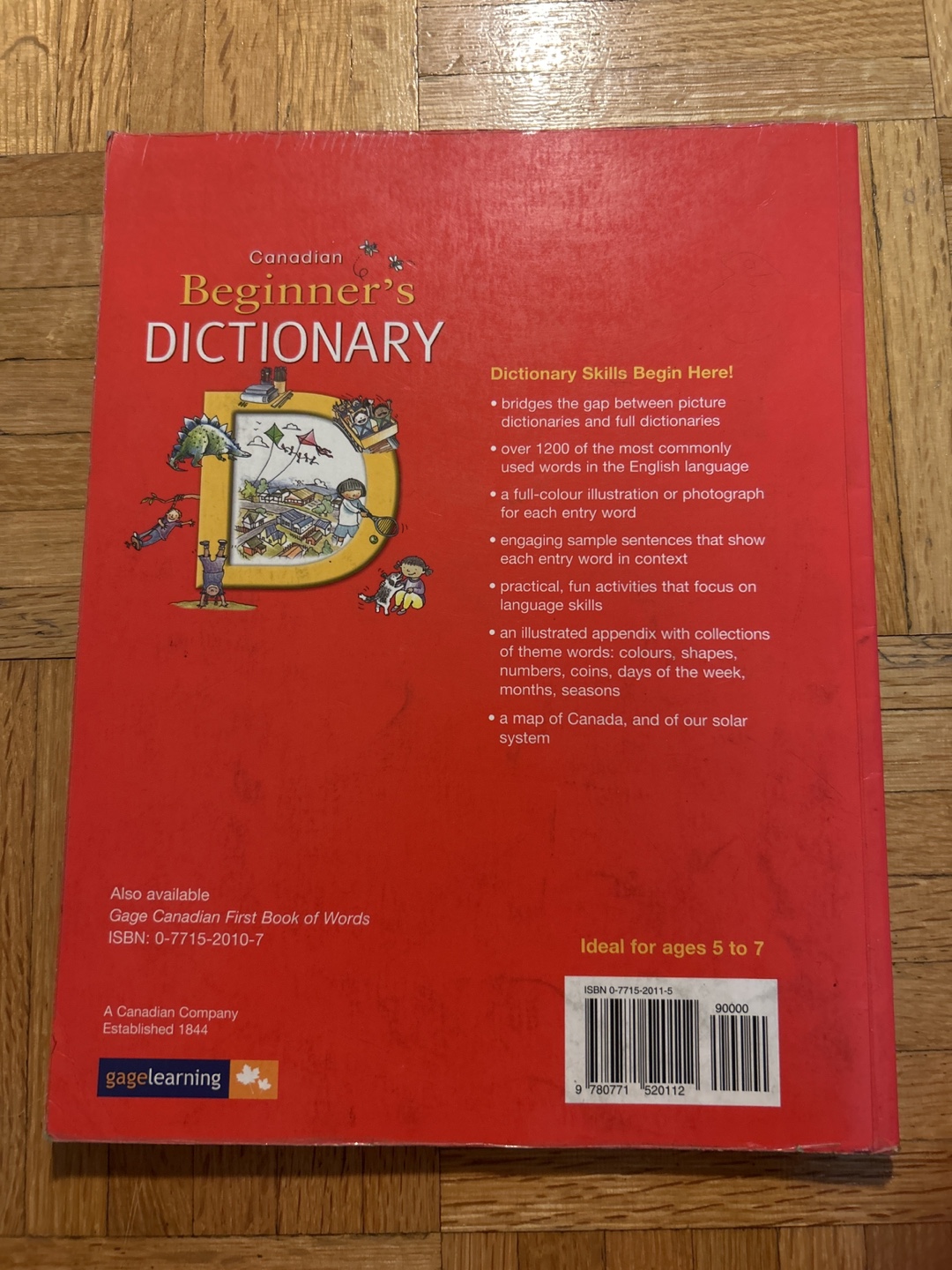 Canadian Beginner's Dictionary by Gage Learning - photo 2