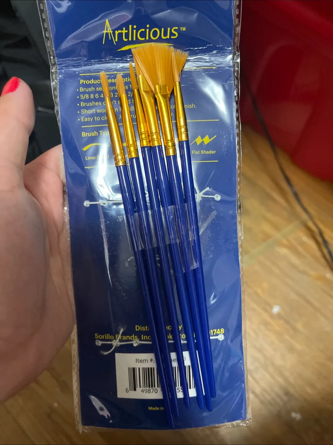 Paint Brush Set with Zipper Case image indicator(5)