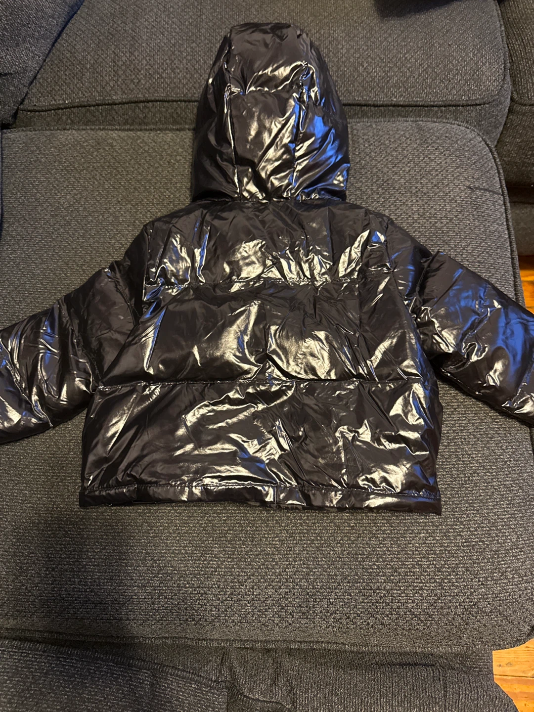 Shein Kids Black Puffer Jacket 9-12 months - photo 3