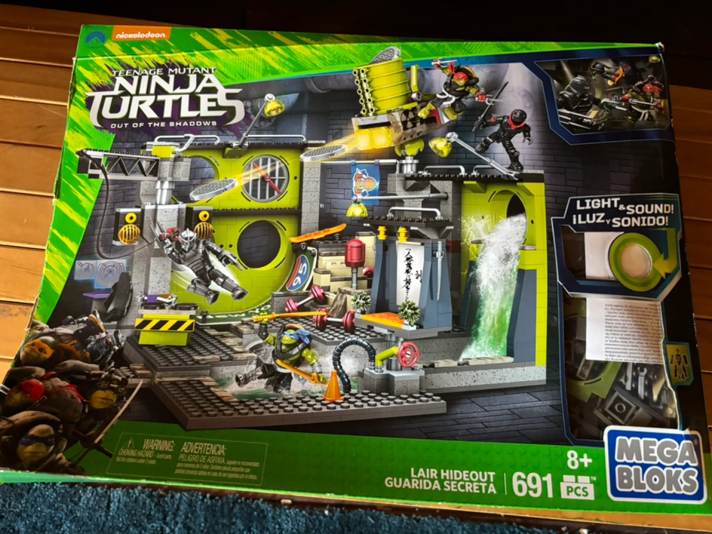 Mega Bloks Teenage Mutant Ninja Turtles Lair Hideout Set