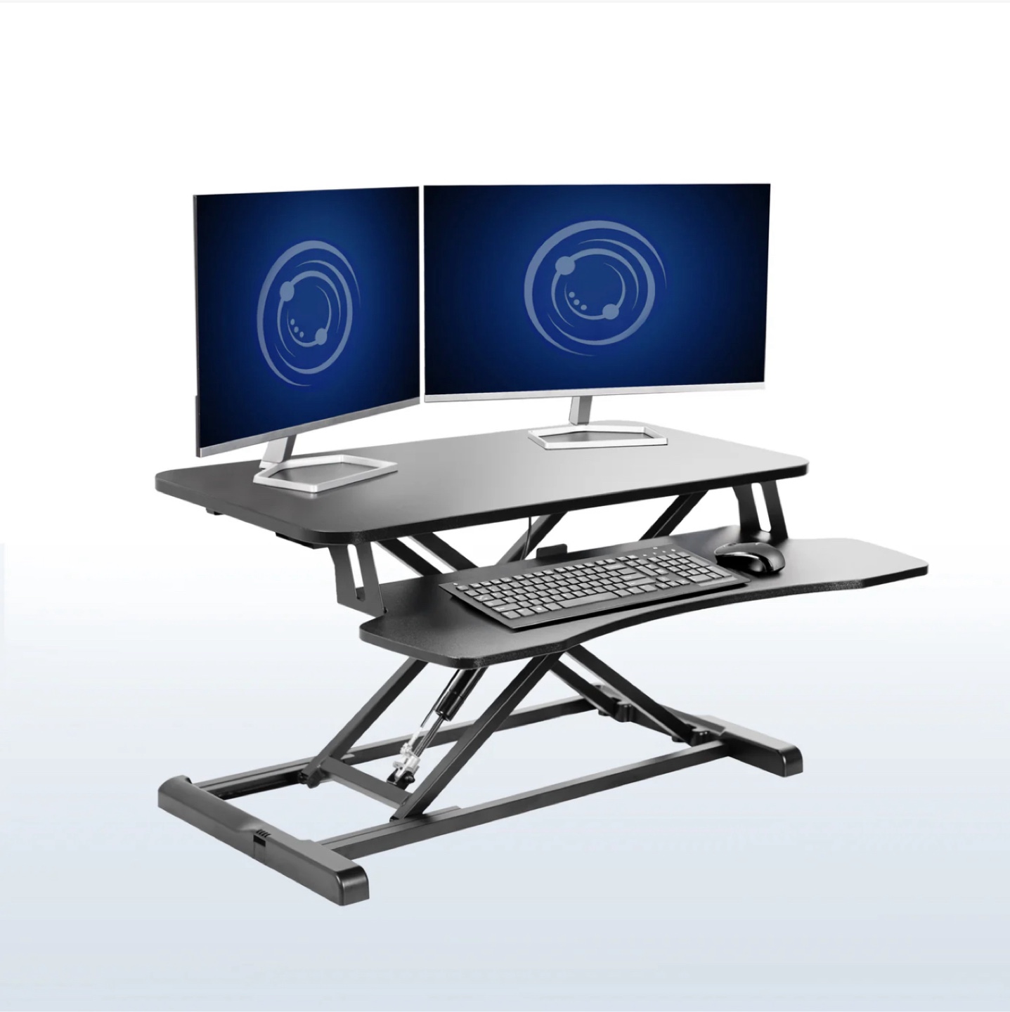 VIVO Black Standing Desk Converter - Like New! - photo 2