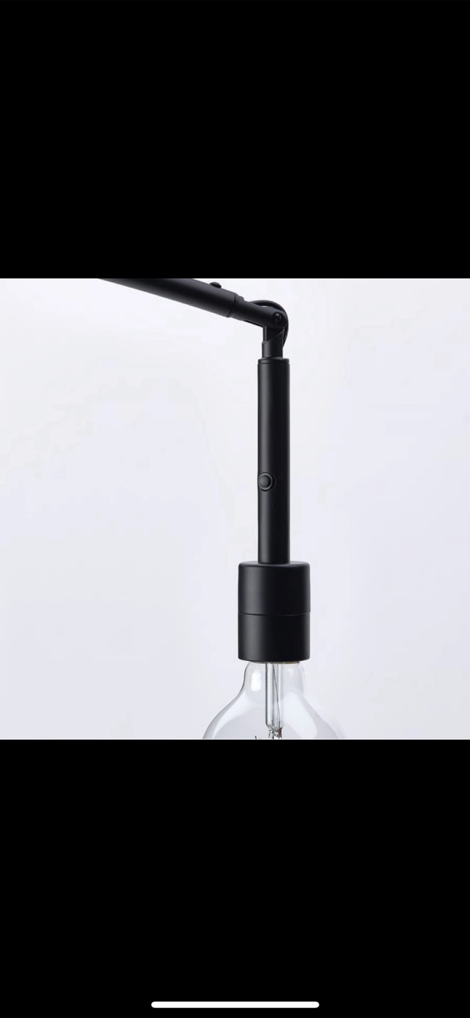 IKEA Skaftet Black Arc Floor Lamp - photo 4