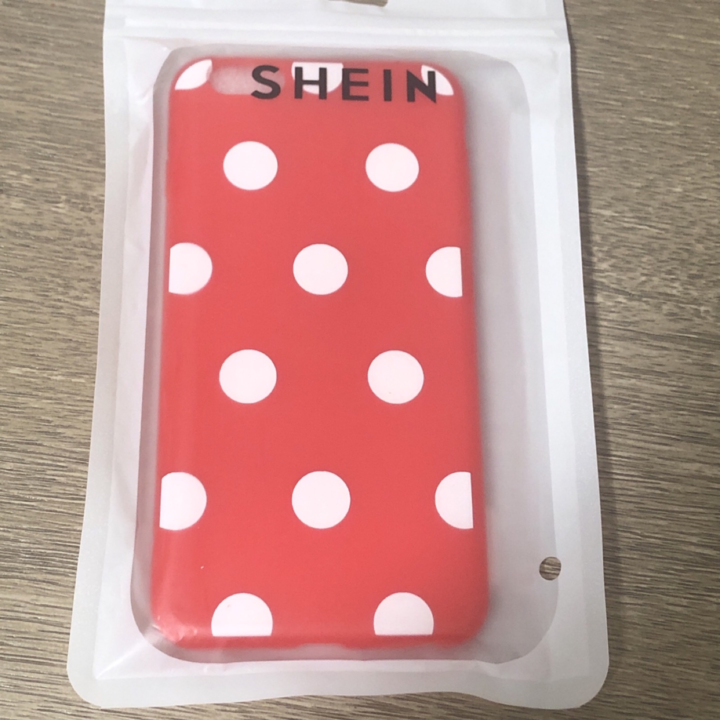 New Shein Red Polka Dot iPhone 6/6s Case