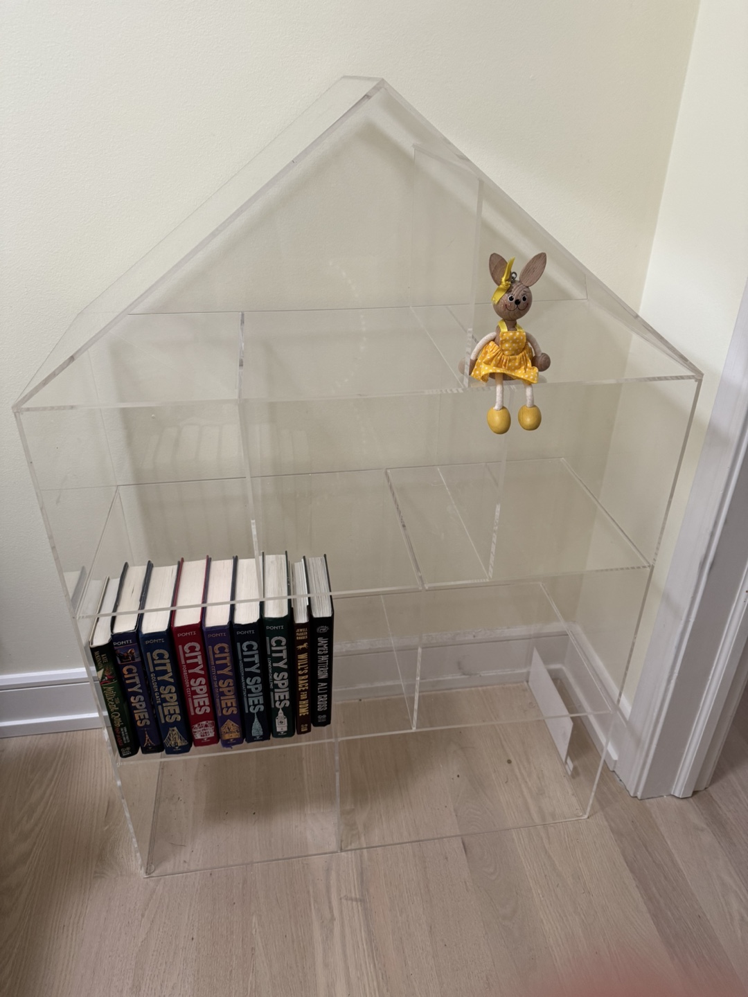 Acrylic House Bookshelf from Land of Nod / Crate & Kids