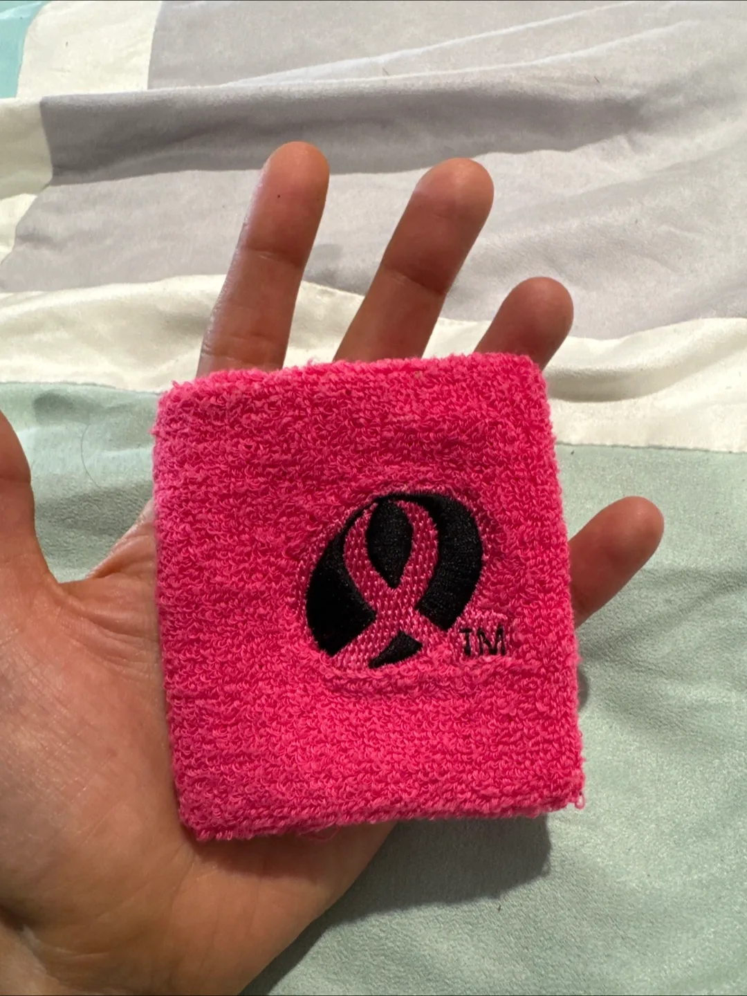 UNUSED: charity sweatband (Pink Wristband) thumbnail