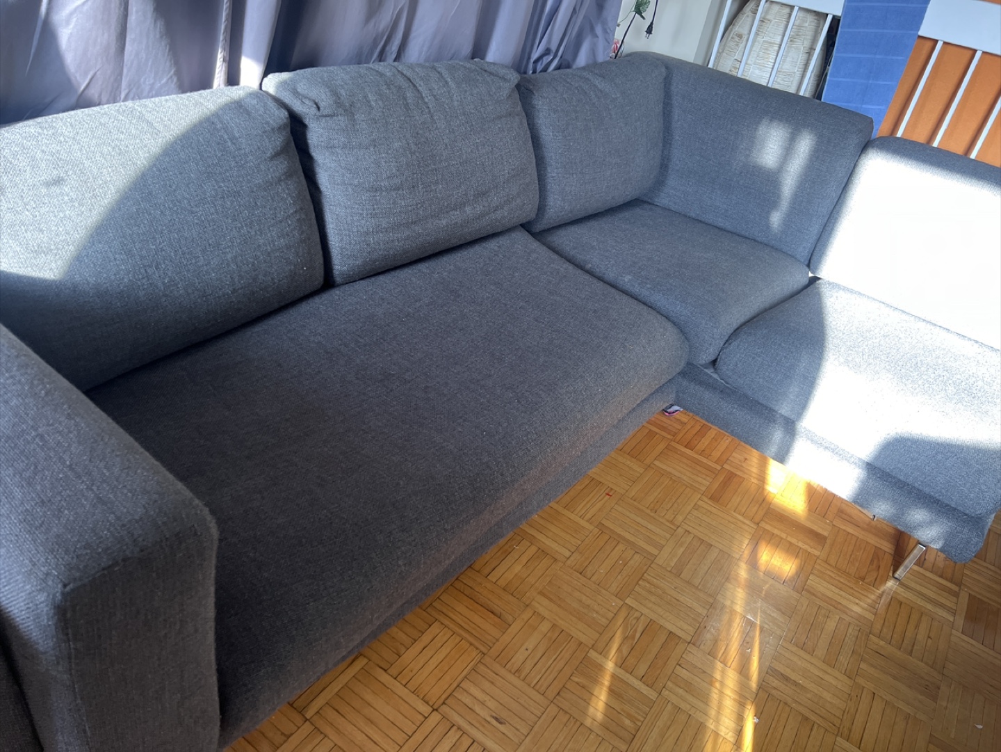Grey Sectional Sofa - photo 2