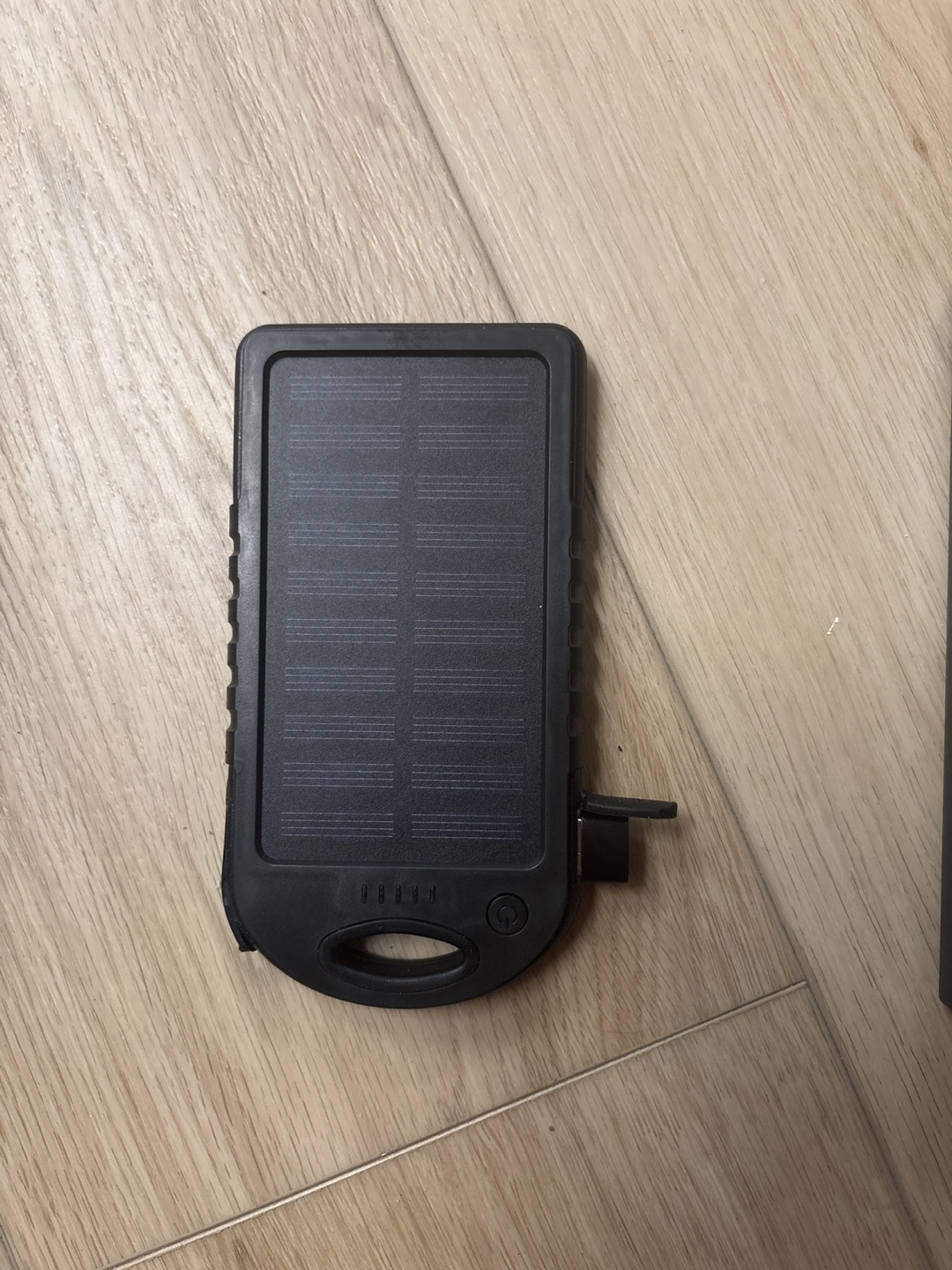Black Solar Power Bank