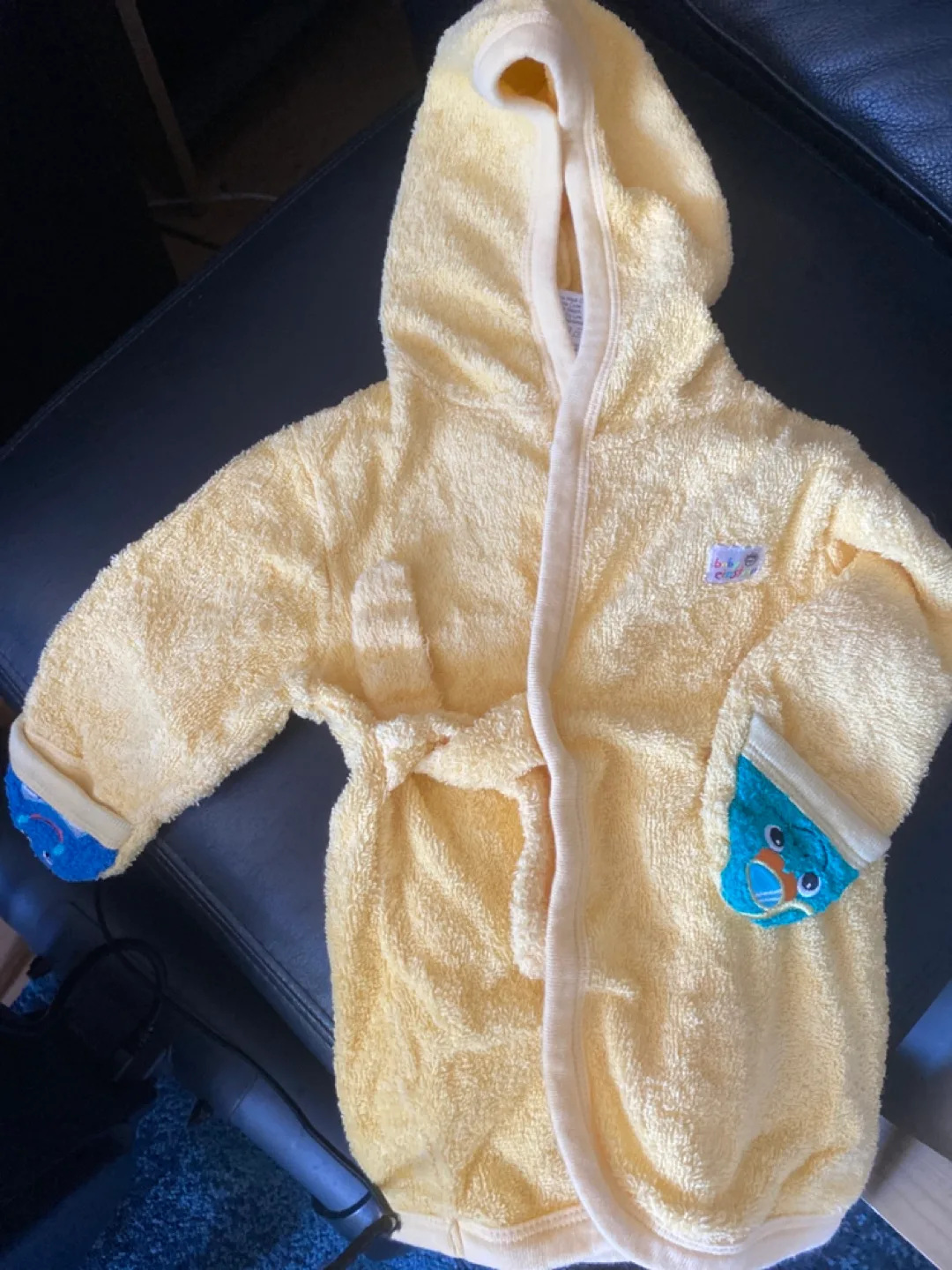 Baby Einstein Yellow Hooded Bathrobe & Slippers thumbnail