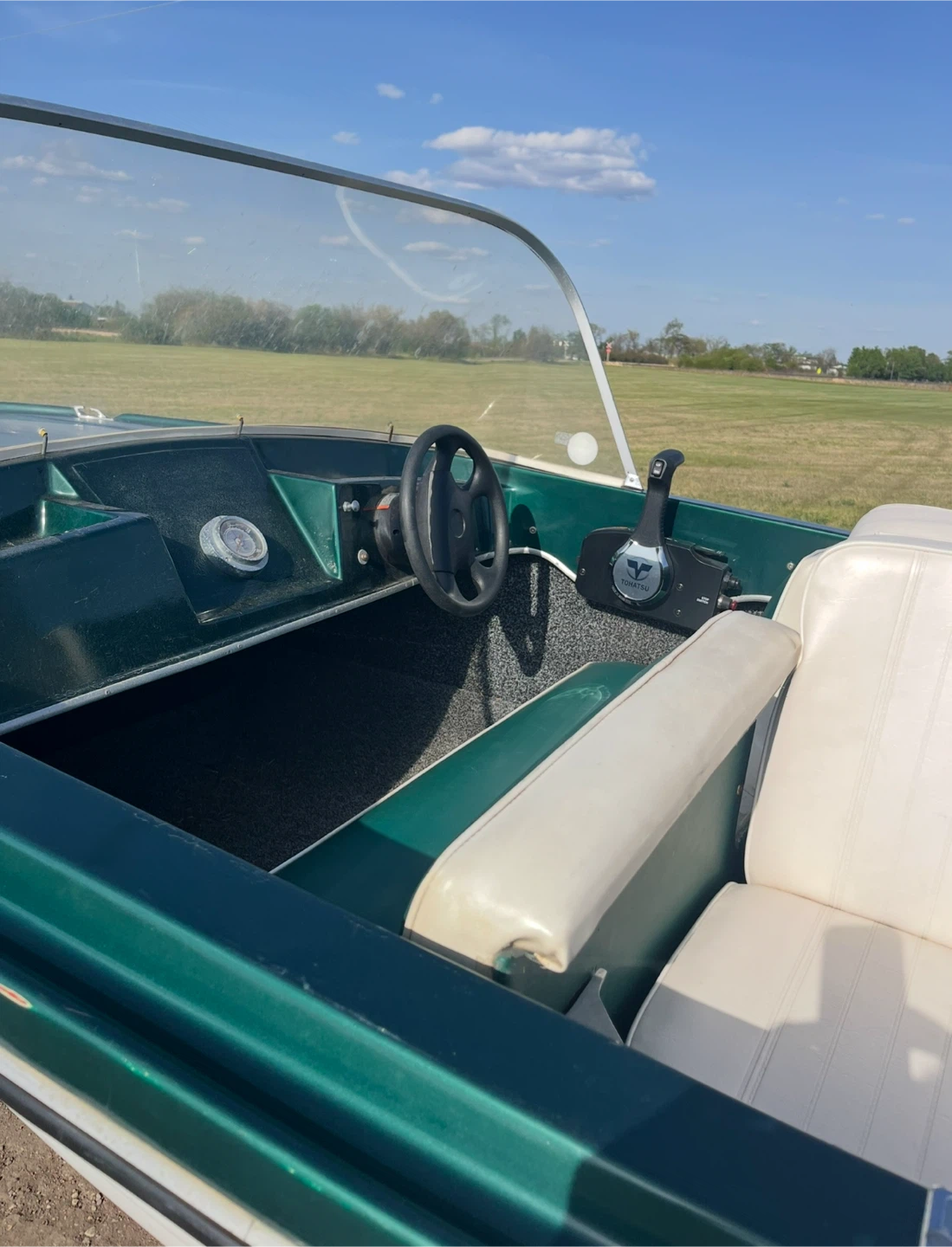 14ft Run Around Boat with New Motor, Bimini top and trailer - photo 2