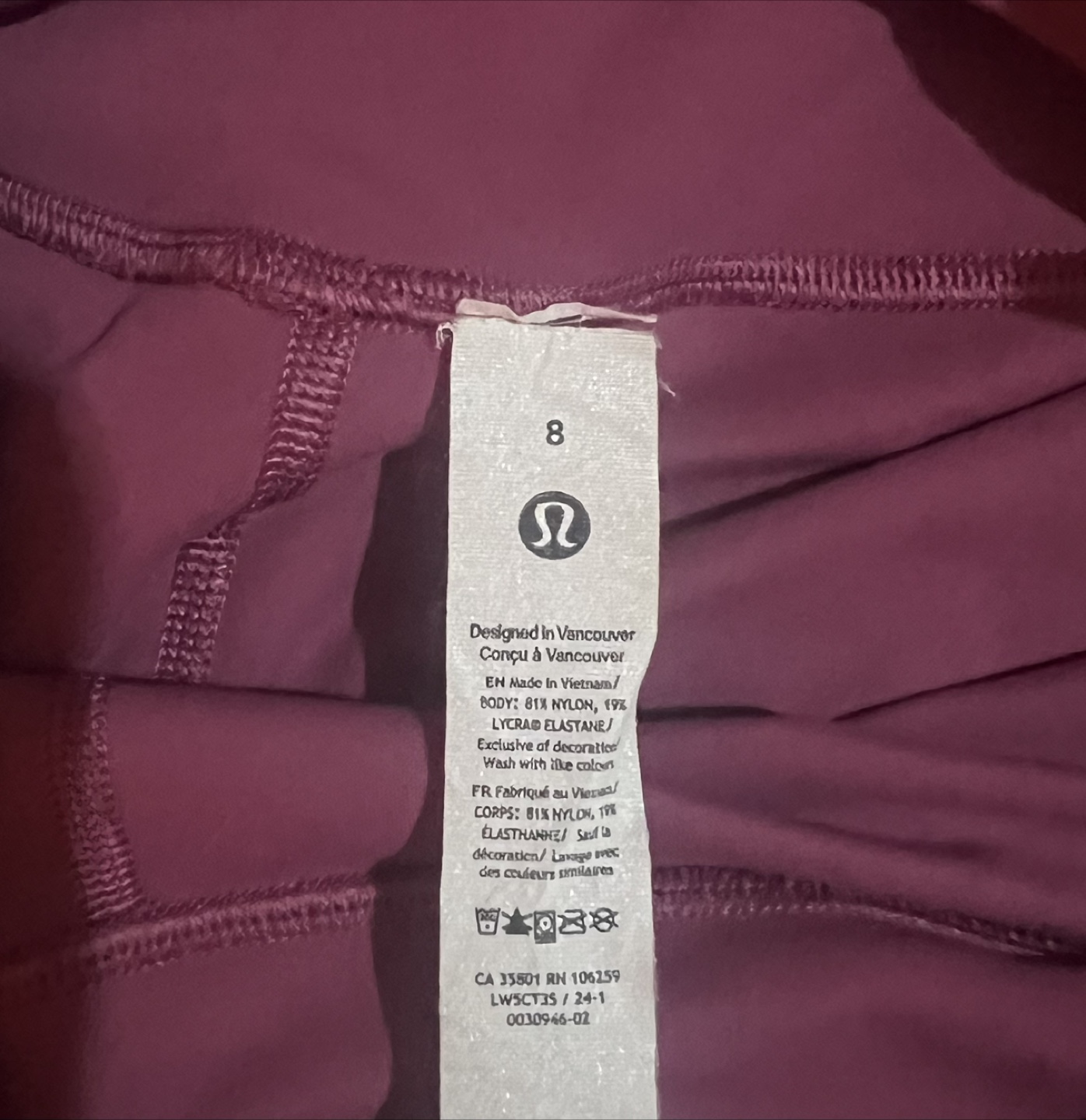 Lululemon Align High-Rise Pink Leggings Size 8 - photo 5