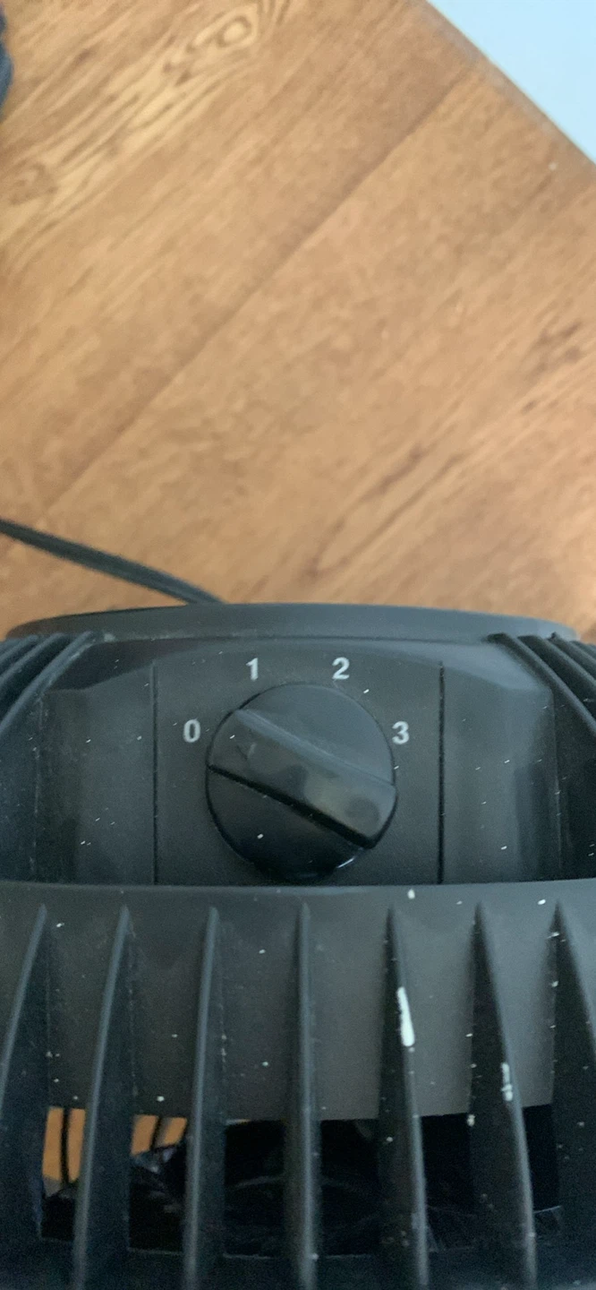 Black Table Fan - Great Condition - photo 2