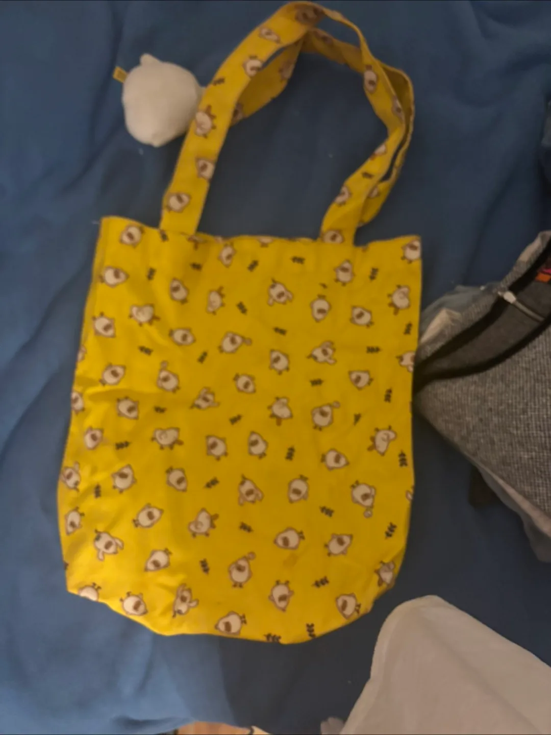 Yellow G-Friends Topbag Tote Bag image indicator(2)