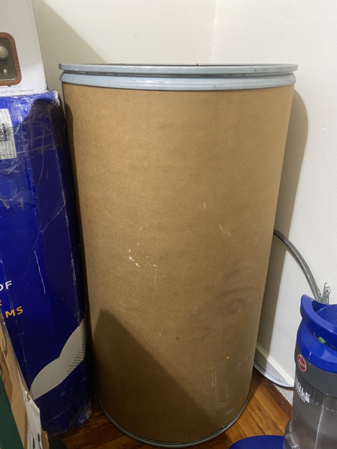 Large Cardboard Drum Container
