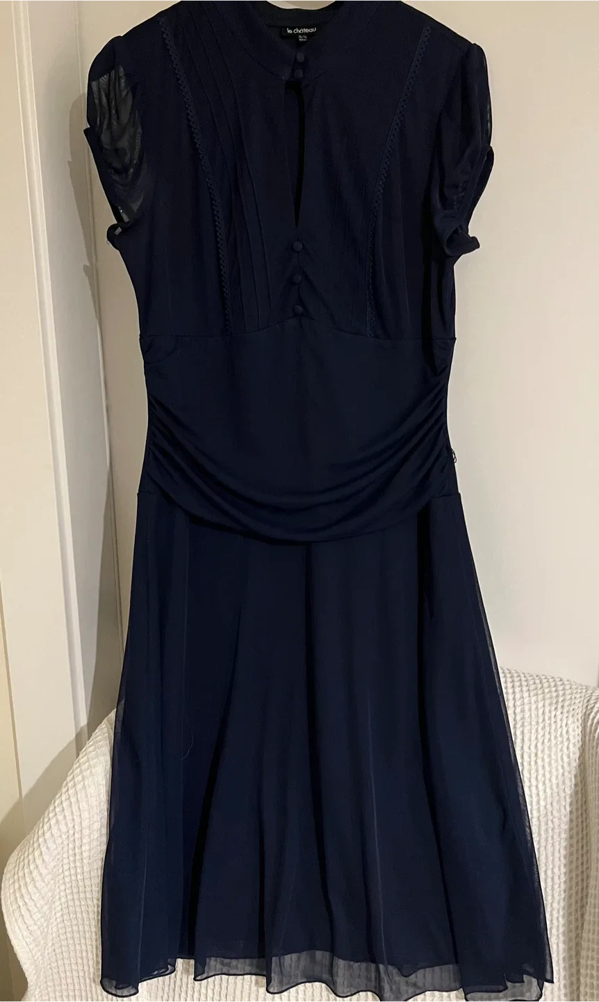 Le Chateau Navy Dress - Size XL thumbnail