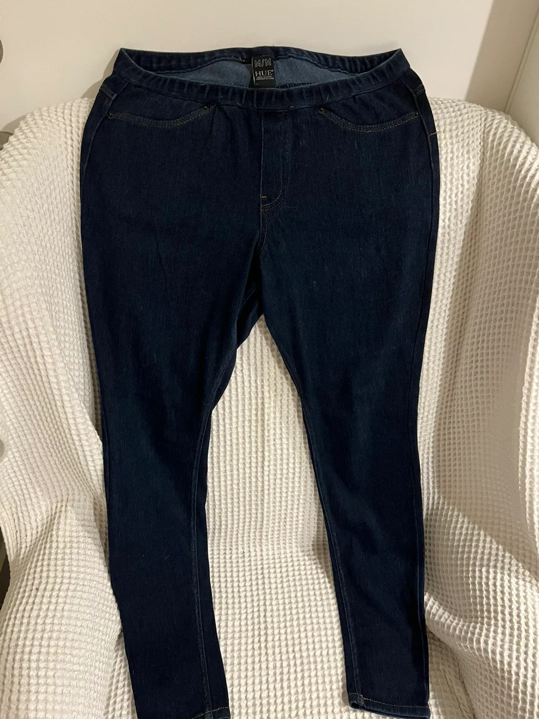 HUE Denim Leggings - Size M/M thumbnail
