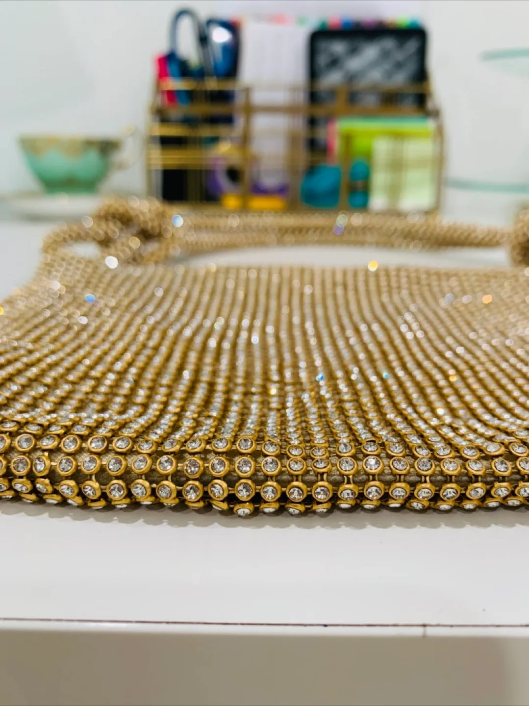 ✨Sparkly gold handbag✨