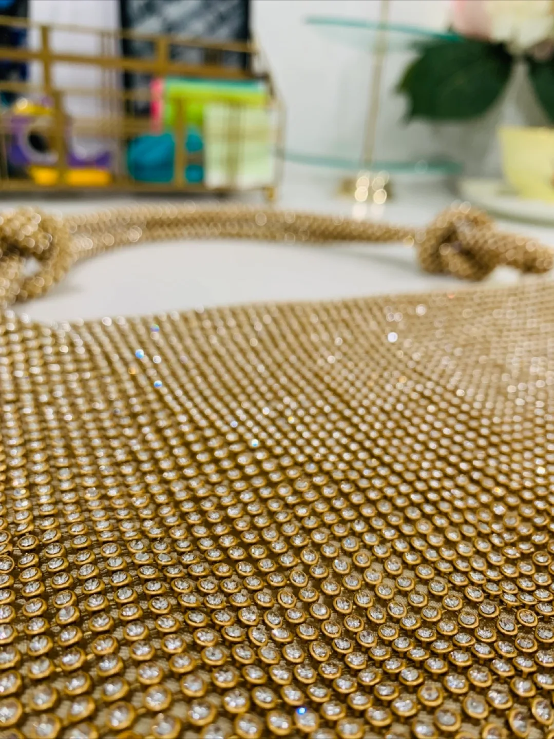 ✨Sparkly gold handbag✨ image indicator(2)