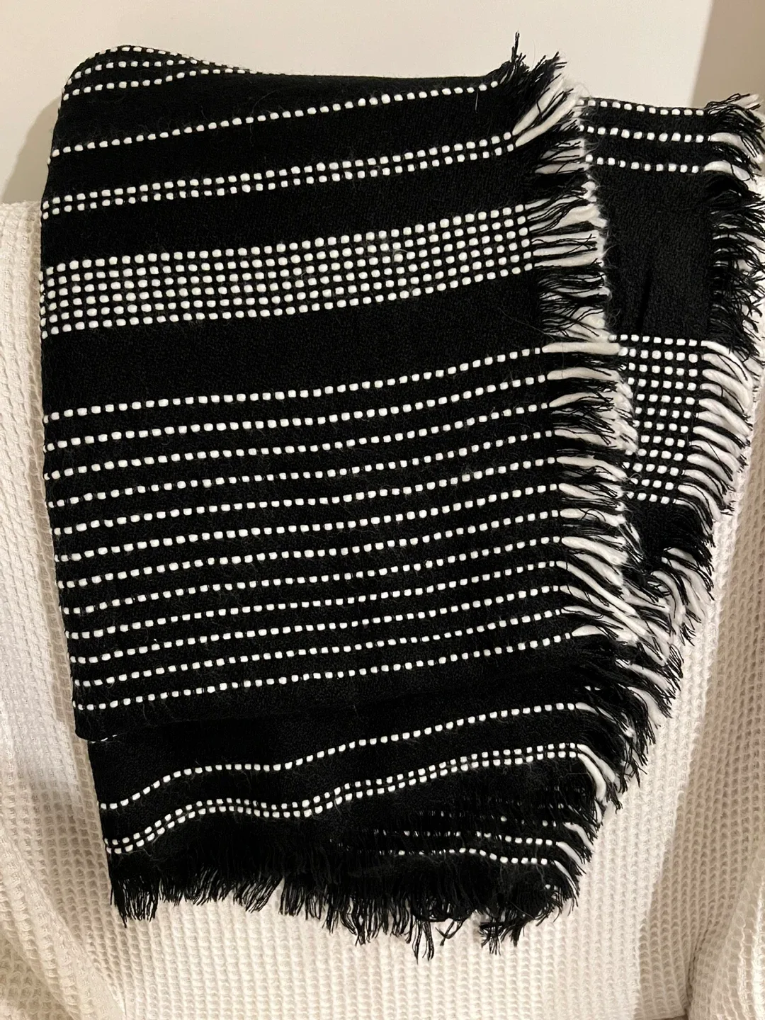 Black & White Throw Scarf thumbnail