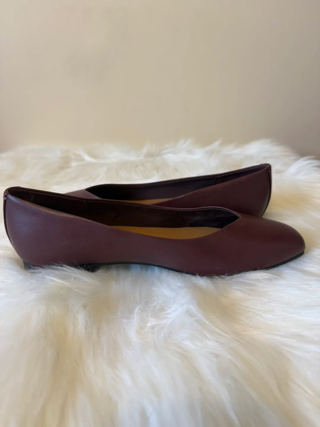 Nine West Ballet Flats - Size 8.5 - Burgundy image indicator(5)