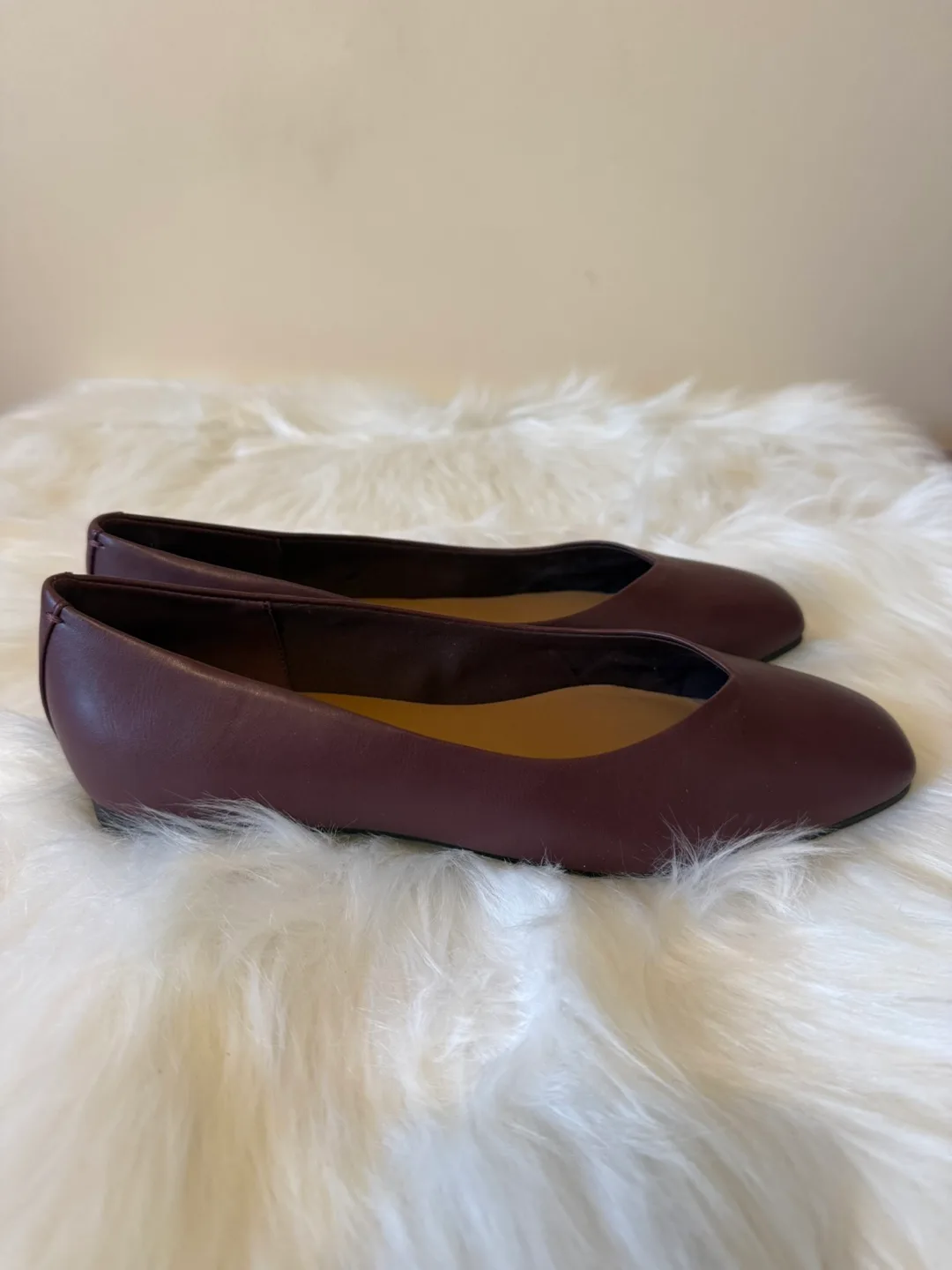 Nine West Ballet Flats - Size 8.5 - Burgundy image indicator(2)