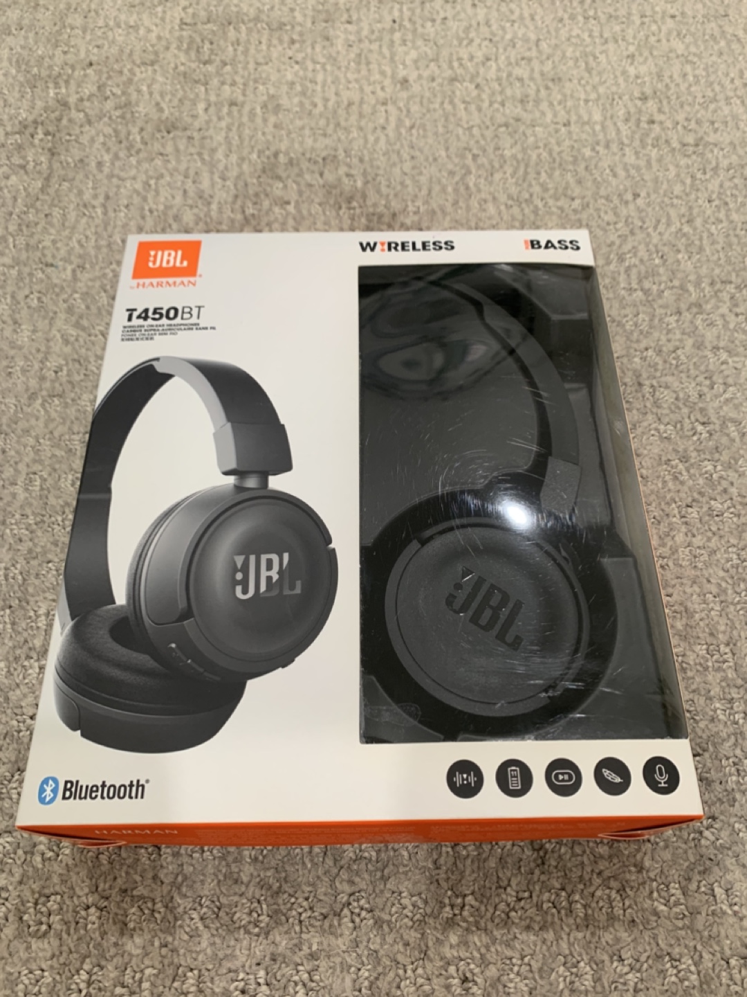 NEVER USED T450BT JBL wireless headphones - photo 2