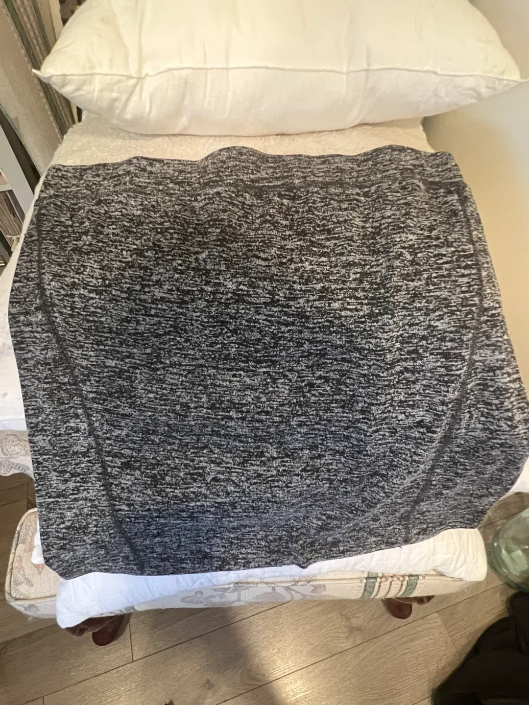 Joe Fresh Grey Knit Skirt - Size L thumbnail