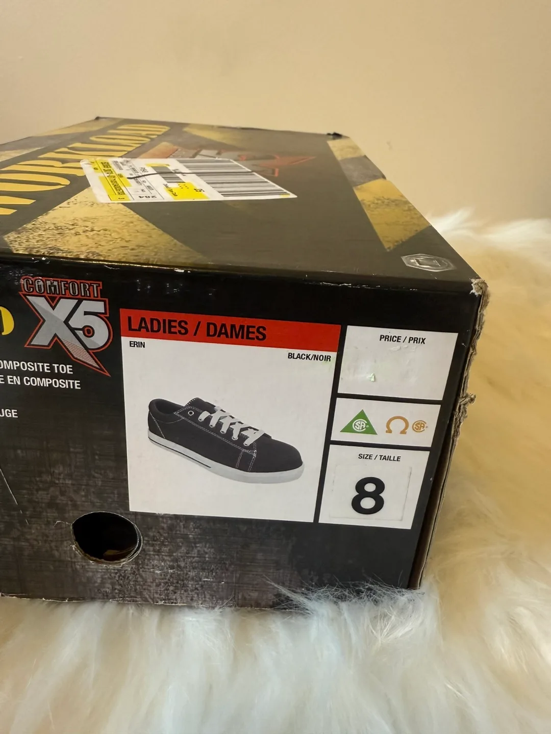 Workload Erin Black Ladies Safety Shoes - Size 8 (New) image indicator(3)