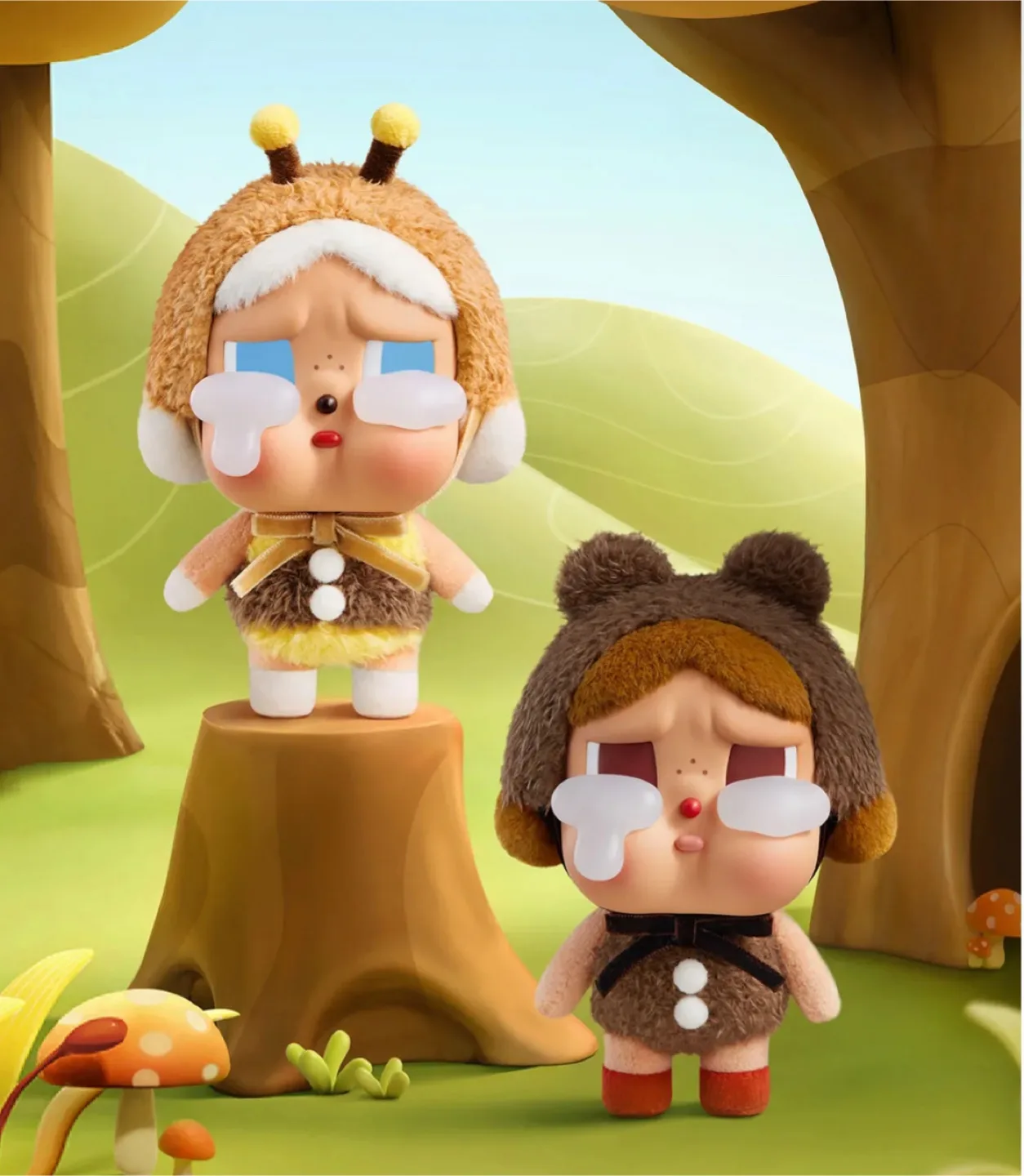 Authentic Pop Mart Cry Baby Plush Pendant | Love Makes Us Cry image indicator(3)