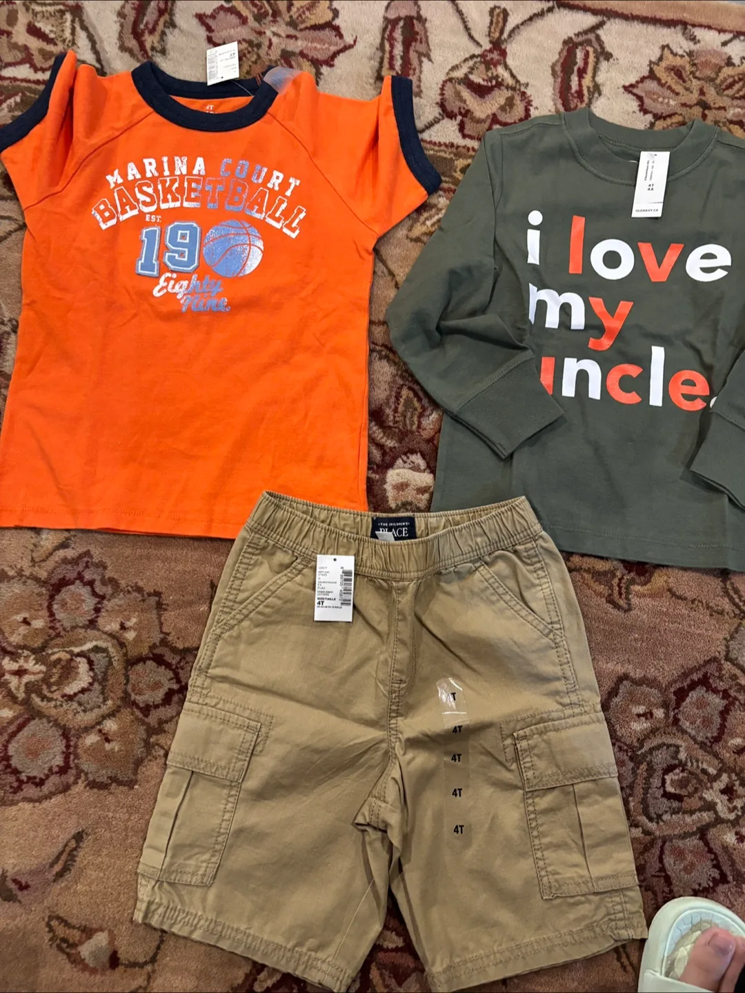 Lot of boys 4T brand new clothes with tags image indicator(6)