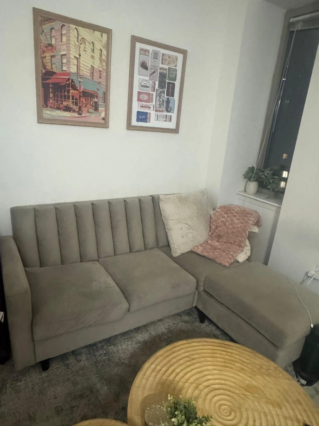Sectional Sofa - 56.3"D x 75.6"W x 32.3"H - photo 3