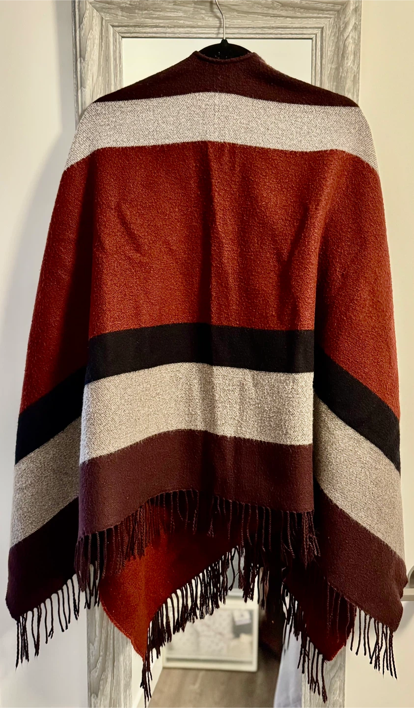 Striped Poncho - photo 2