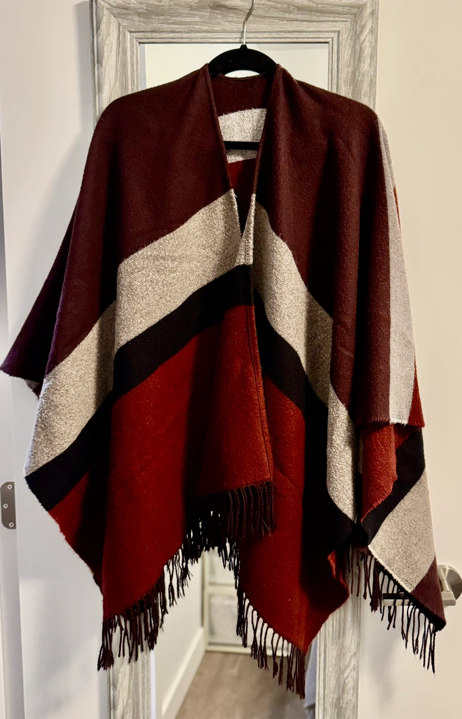 Striped Poncho