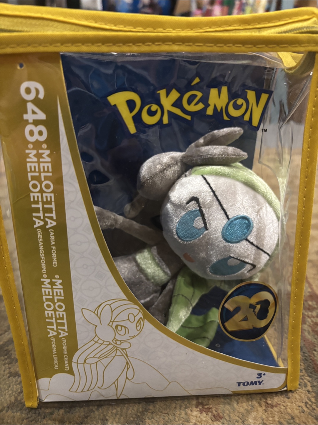 TOMY Pokemon Celebi & Meloetta Plush - photo 3