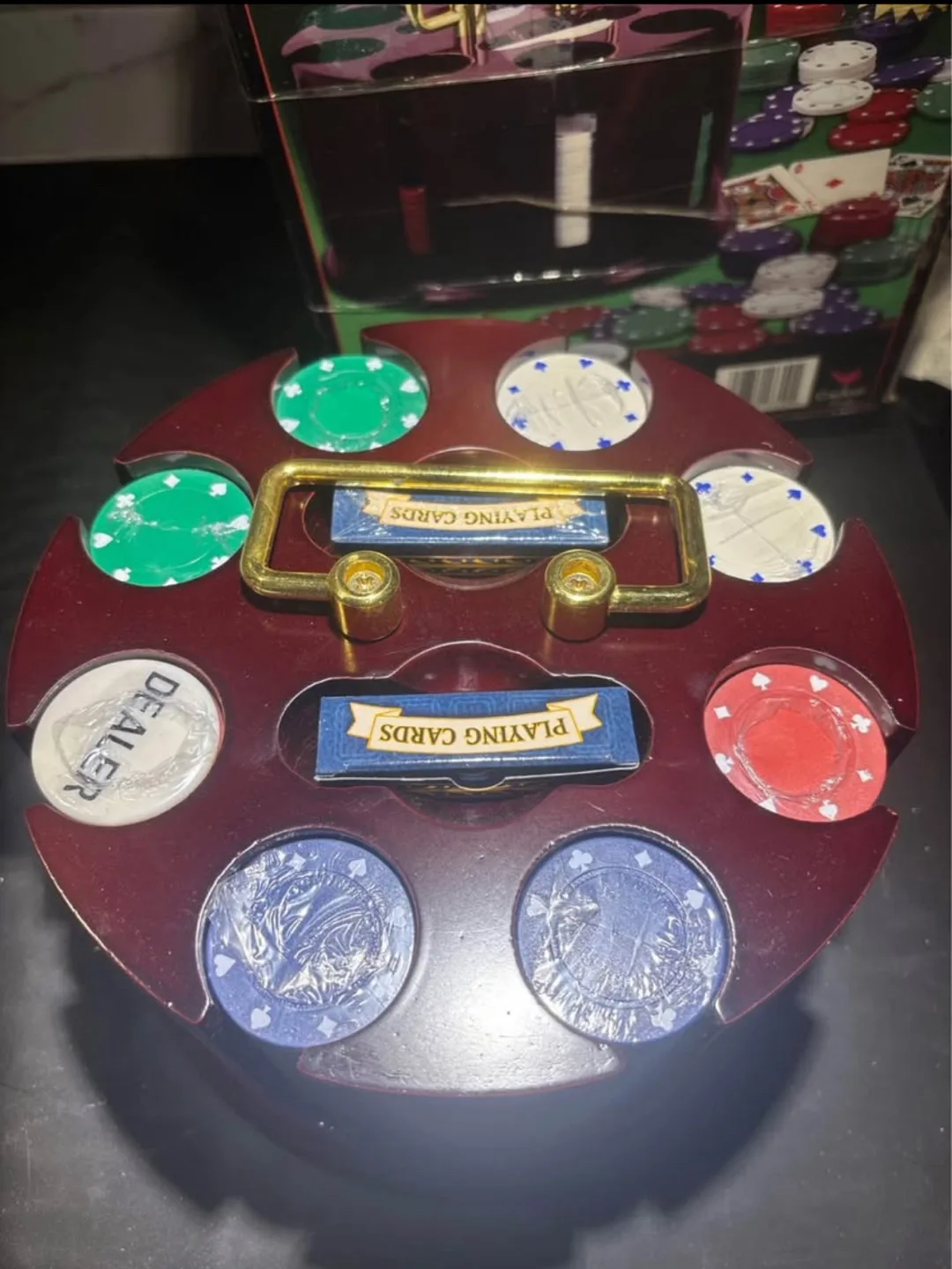 Deluxe Revolving Poker Rack image indicator(4)