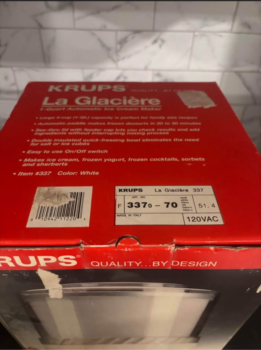 Krups La Glaciere 1-Quart Automatic Ice Cream Maker - photo 3
