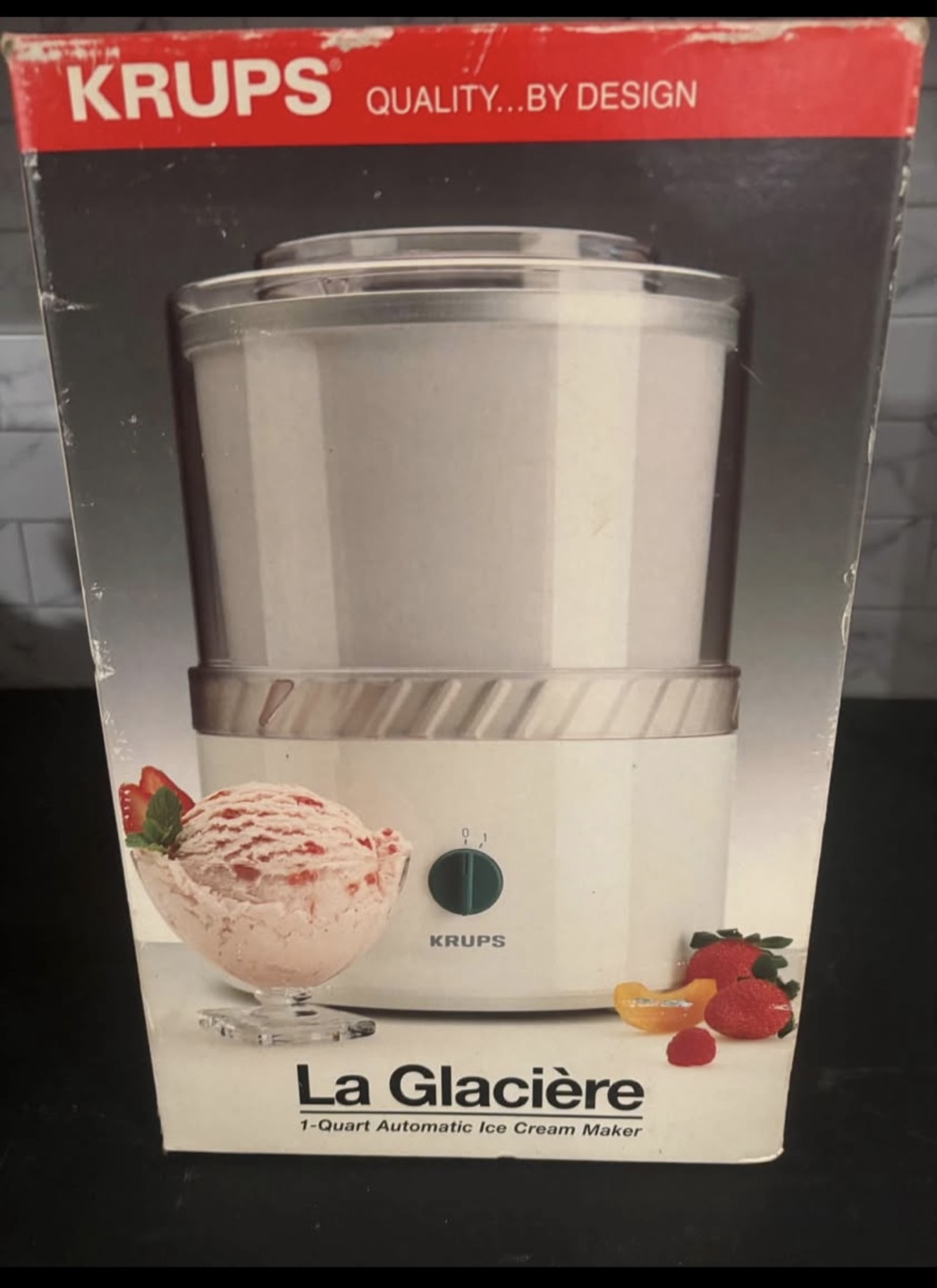 Krups La Glaciere 1-Quart Automatic Ice Cream Maker