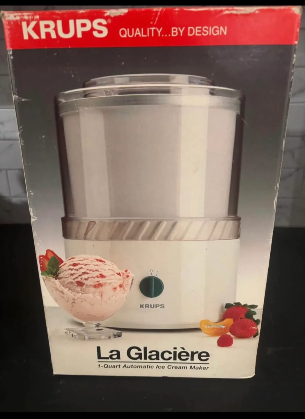 Krups La Glaciere 1-Quart Automatic Ice Cream Maker thumbnail