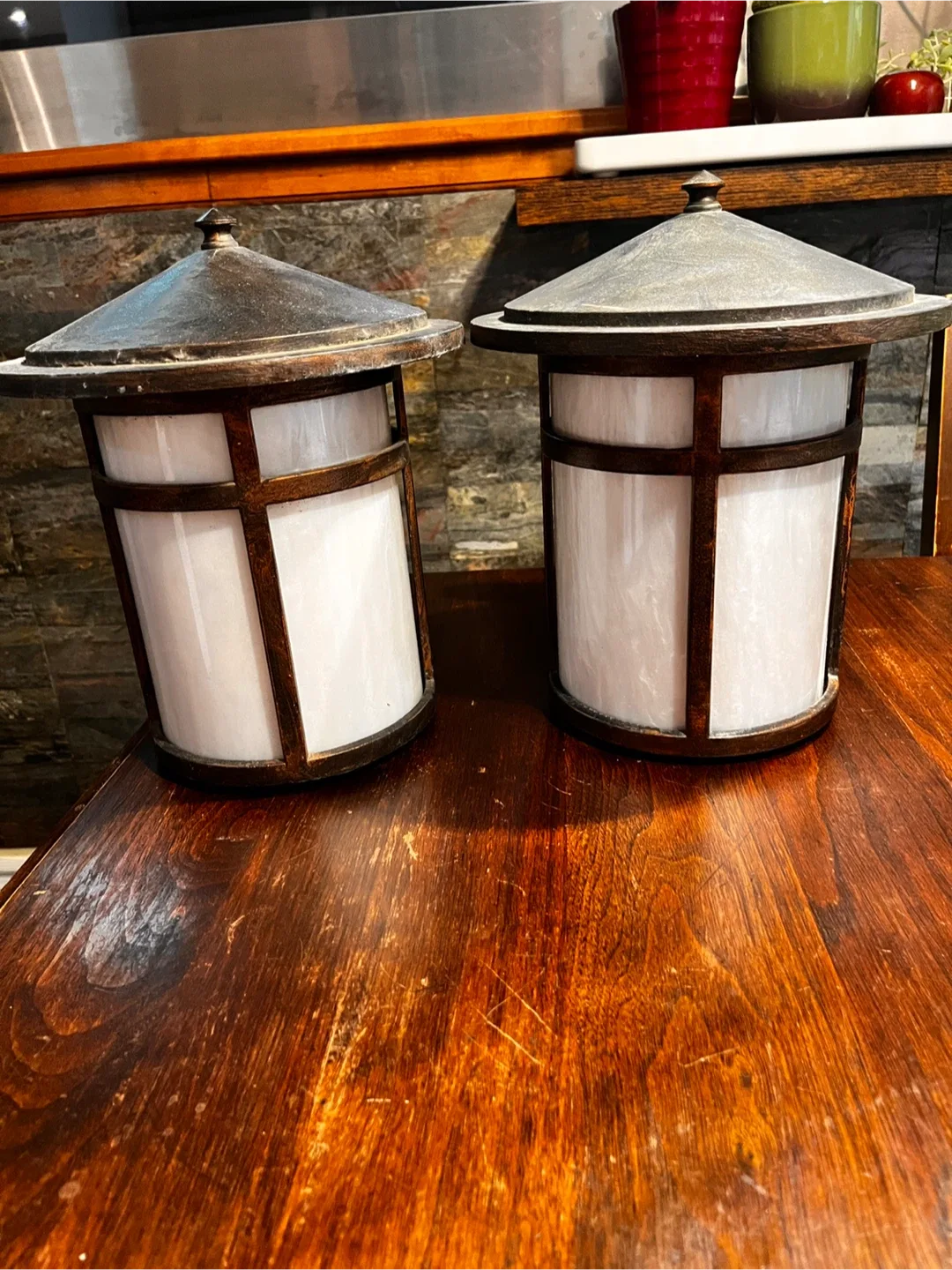 Pair of Outdoor Lanterns thumbnail