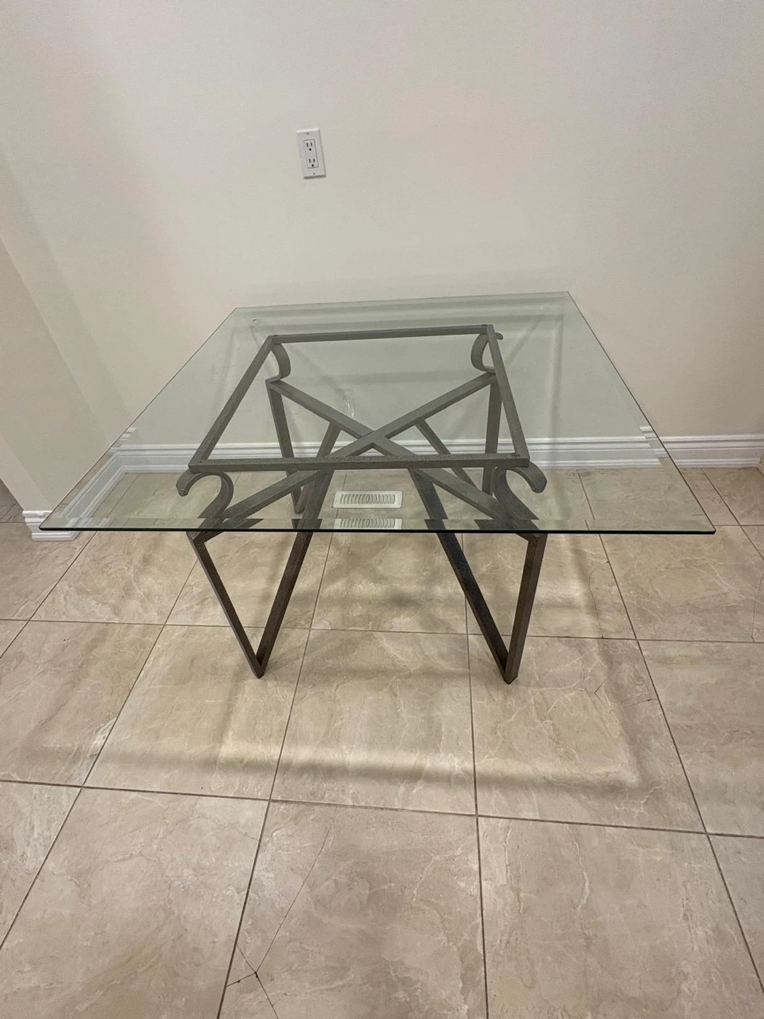 Glass Top Table
