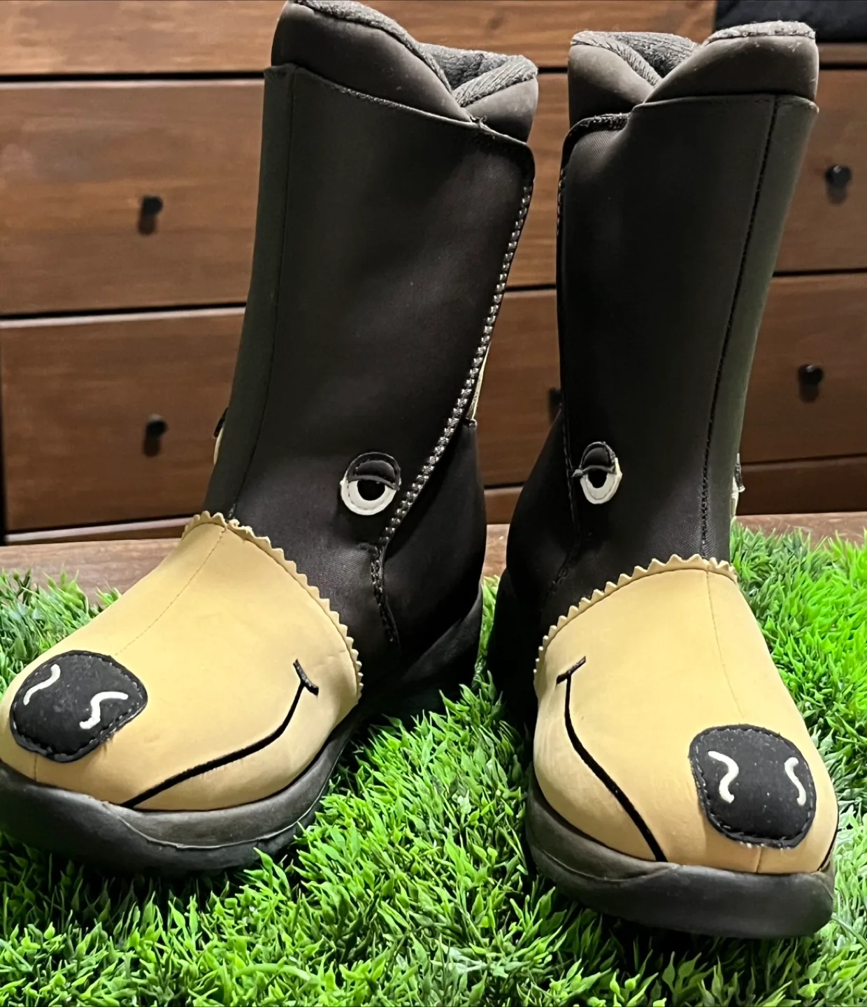New Lands' End Bear Boys Boots Size 12 thumbnail