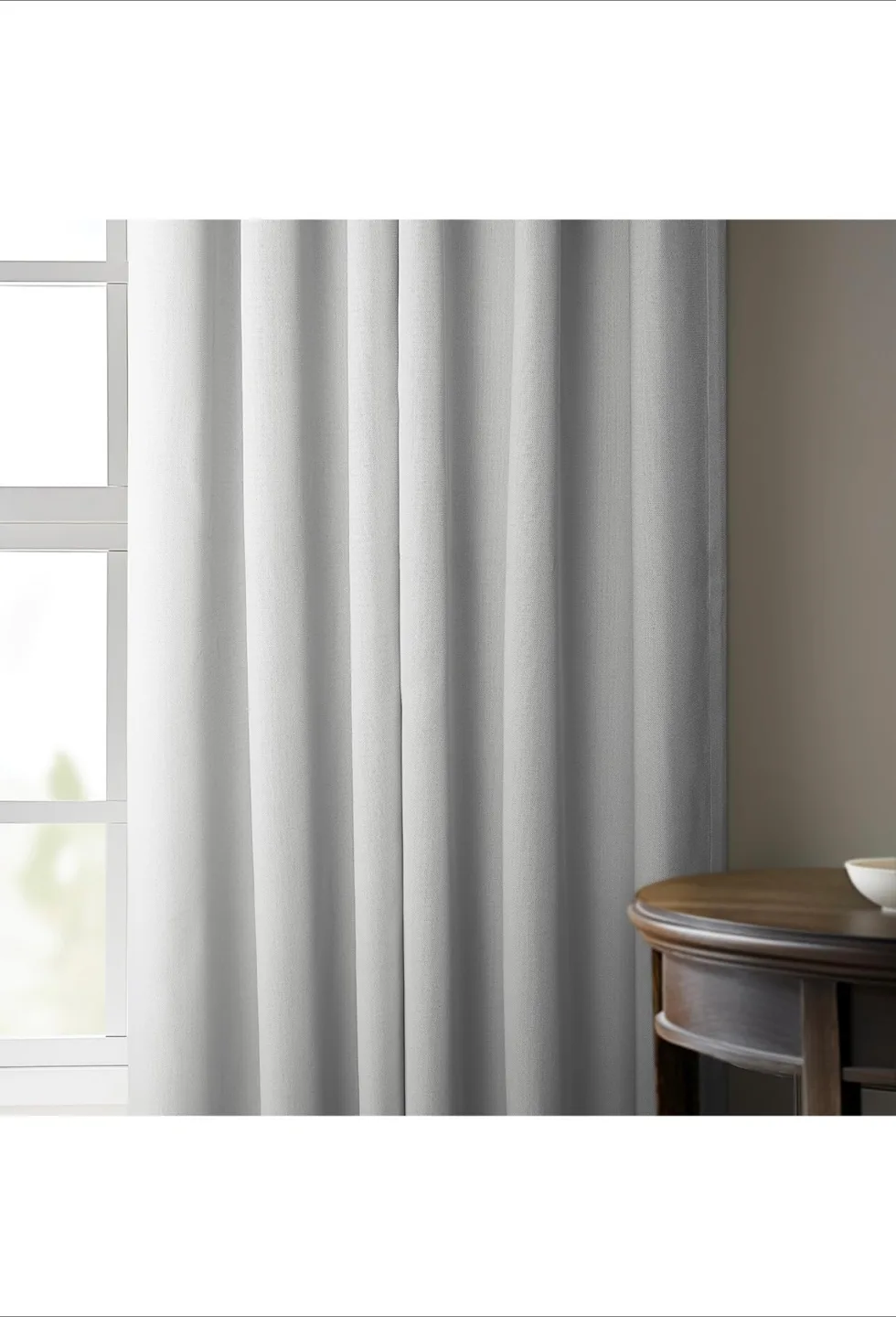 Light Grey Blackout Curtains image indicator(4)