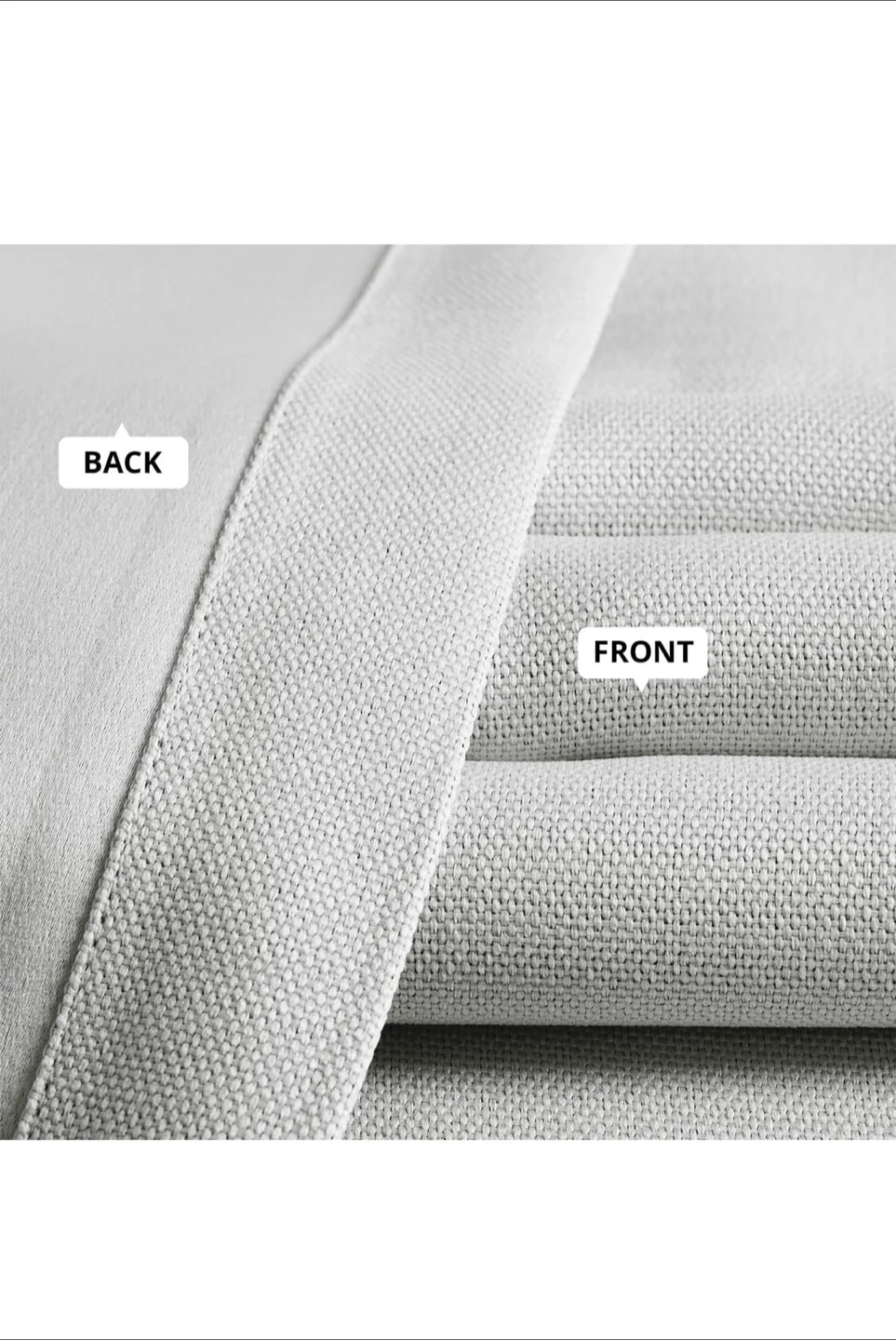 Light Grey Blackout Curtains image indicator(6)