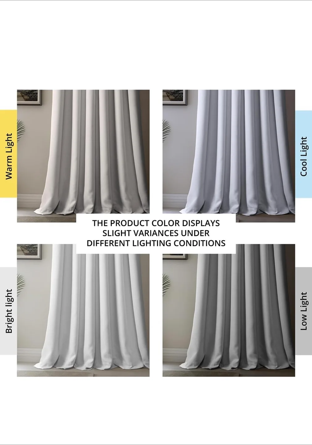 Light Grey Blackout Curtains image indicator(9)