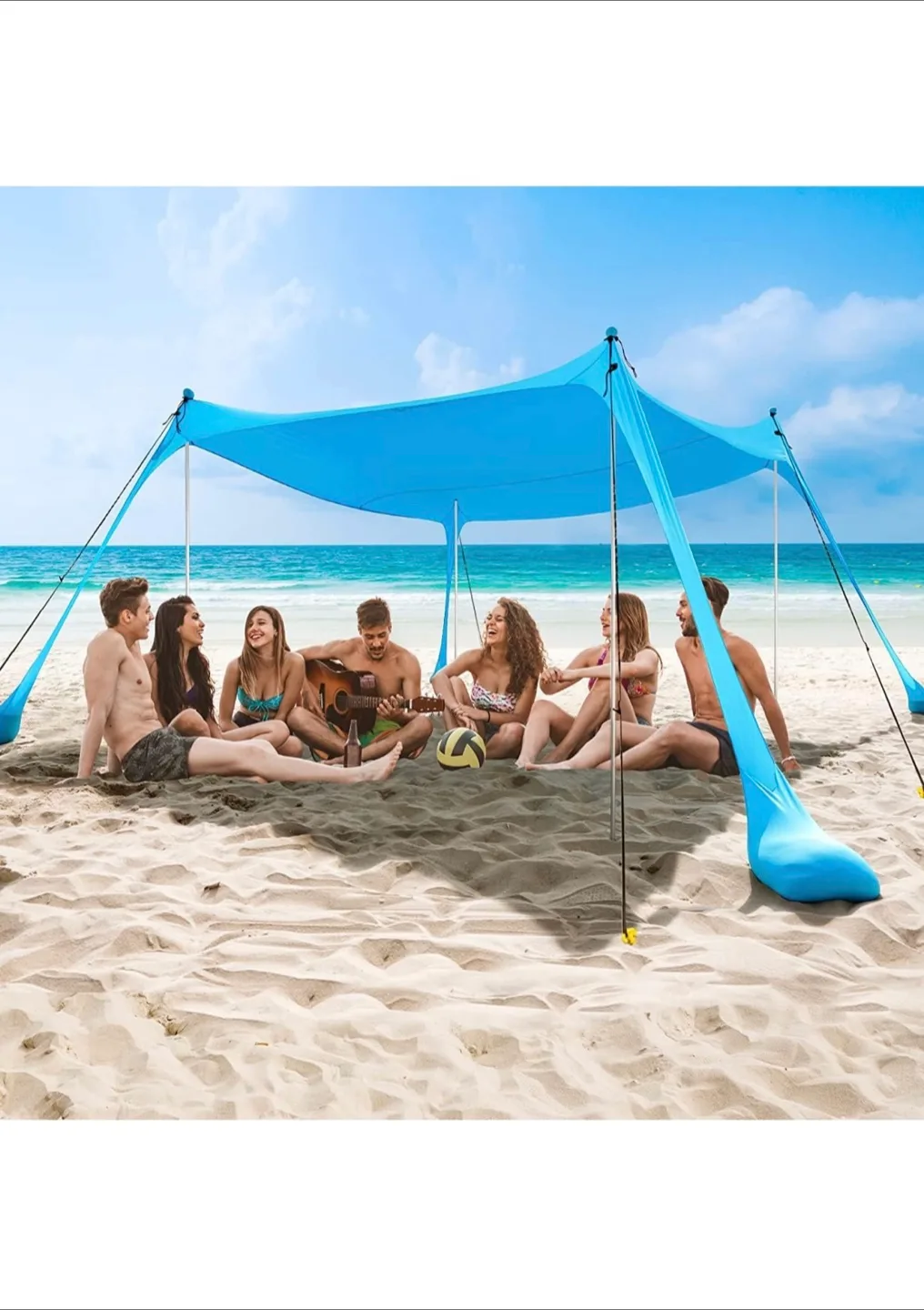 Lightweight & Portable Beach Sun Shelter UPF 50+ thumbnail