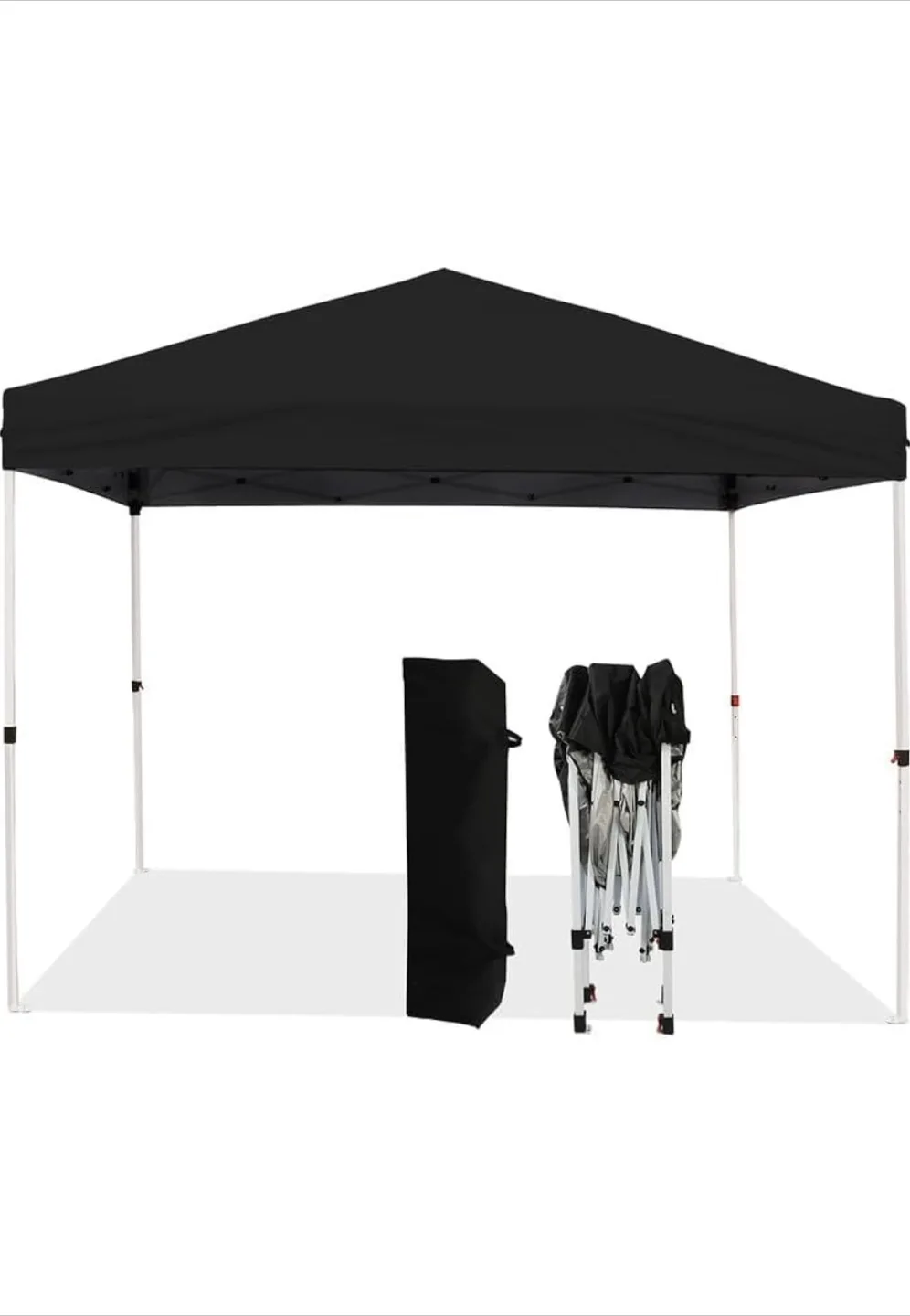 Black 8x8 ft Pop-Up Canopy Tent thumbnail