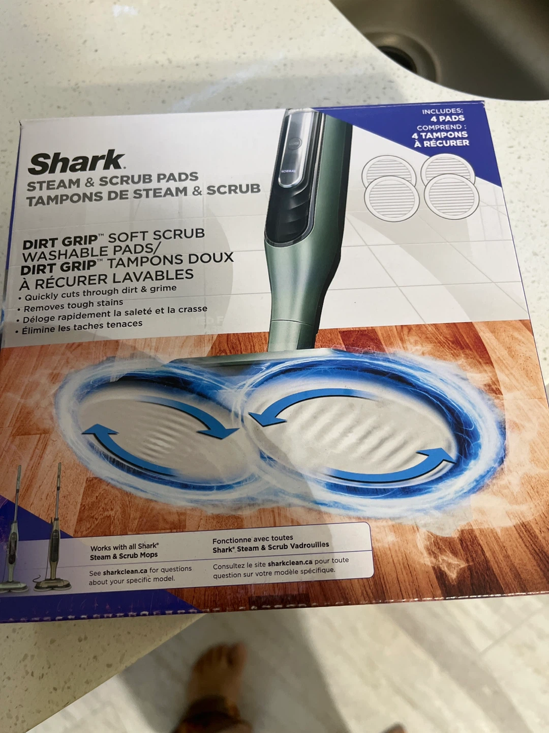 Shark Steam Scrub Mop Pads - New in Box! - photo 2