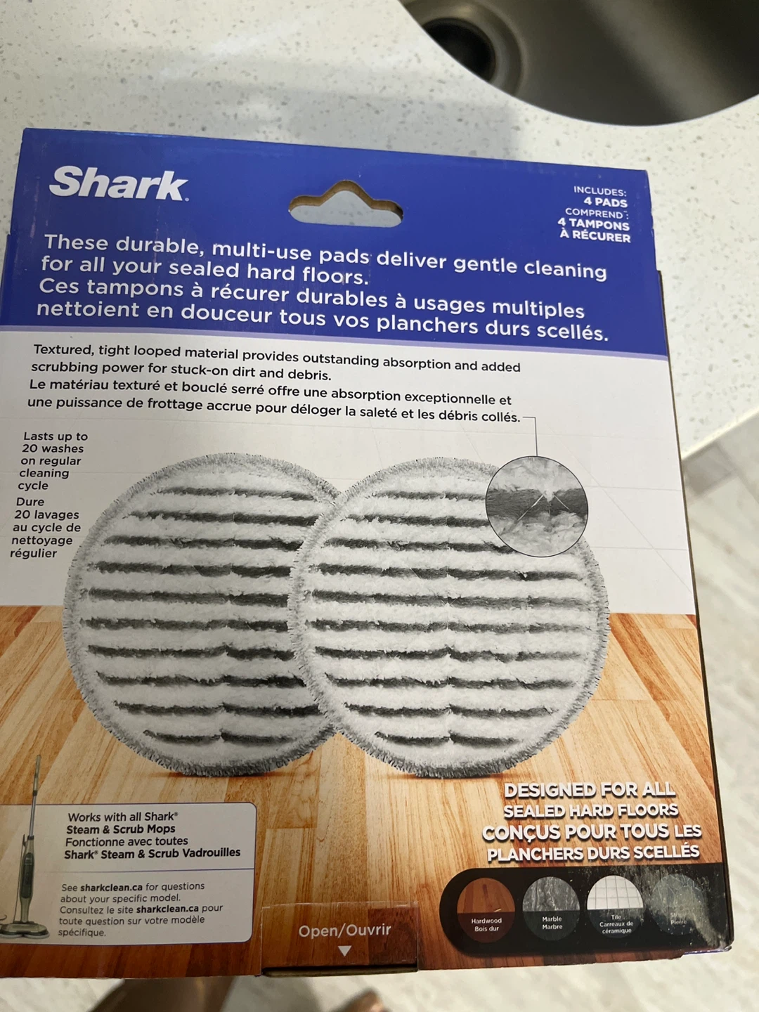 Shark Steam Scrub Mop Pads - New in Box! - photo 4