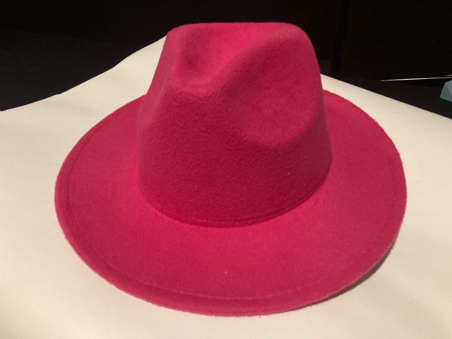 Pink Fedora Hat, Size 57